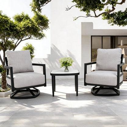3PC Outdoor Aluminum Patio Furniture Set