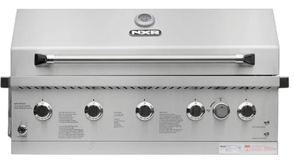 Ls Stainless Steel 37-In W 5 -Burner Gas Grill with Infrared Burner