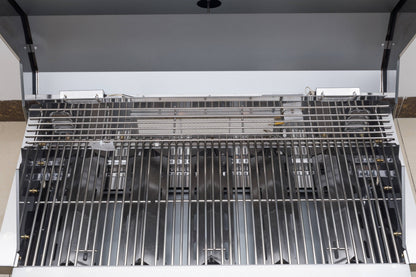 Ls Stainless Steel 37-In W 5 -Burner Gas Grill with Infrared Burner
