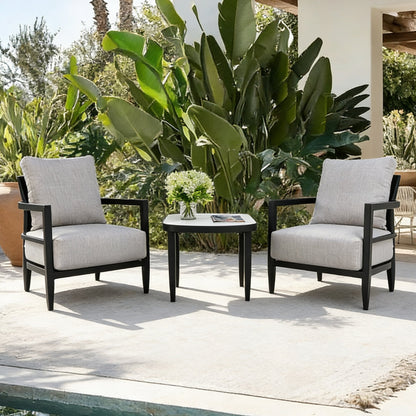 3PC Outdoor Aluminum Patio Furniture Set