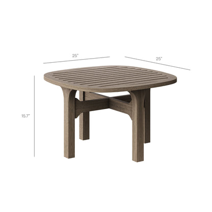 Saratoga 5-Piece Outdoor Patio Teak Wood Furniture Set by Modway