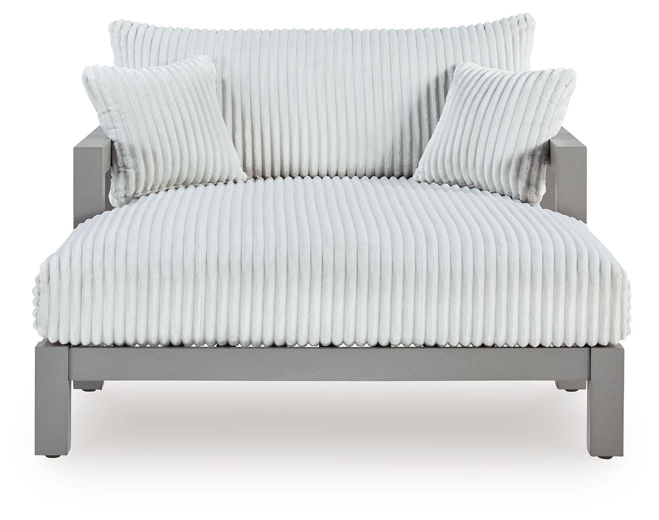 Hurley Park - Chaise Lounge With Cushion - Gray