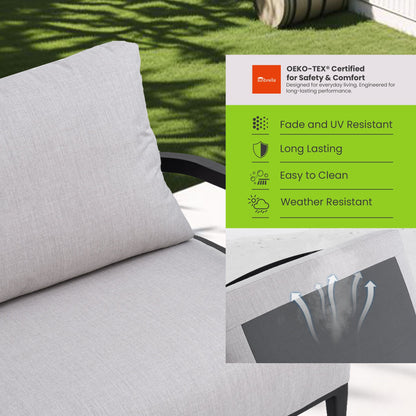 3PC Outdoor Aluminum Patio Furniture Set