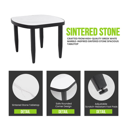 3PC Outdoor Aluminum Patio Furniture Set